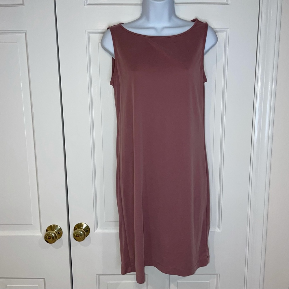 Marina Luna dust rose pink sleeveless dress S